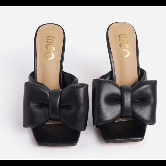 EGO Black heels Shoes US size 6 - Picture 5 of 5